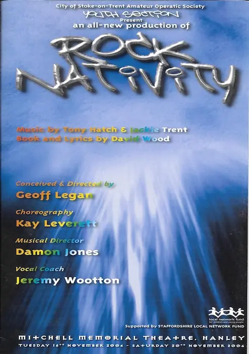 Stoke Youth Musical Theatre Company's Rock Nativity poster