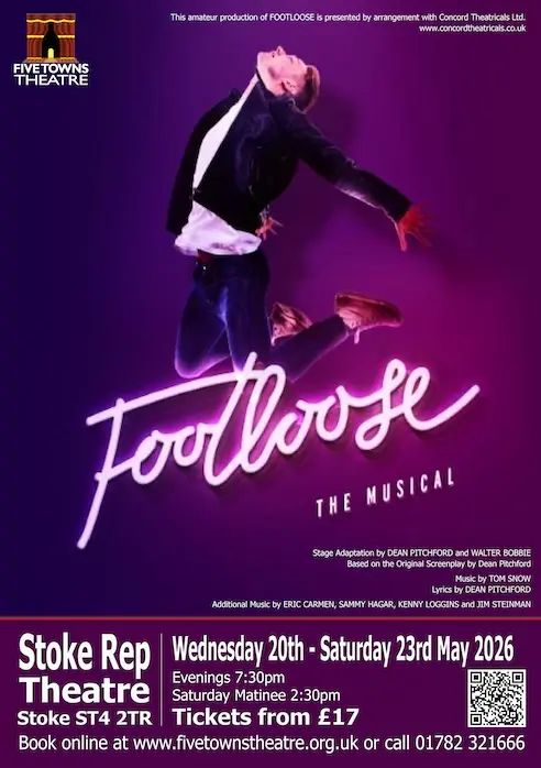 Five Towns Theatre's Footloose poster