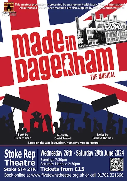Five Towns Theatre's Made in Dagenham poster