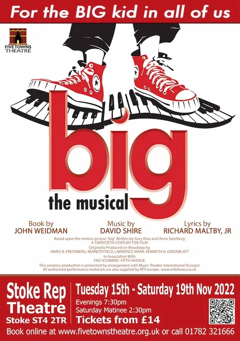 Five Towns Theatre's BIG! The Musical poster