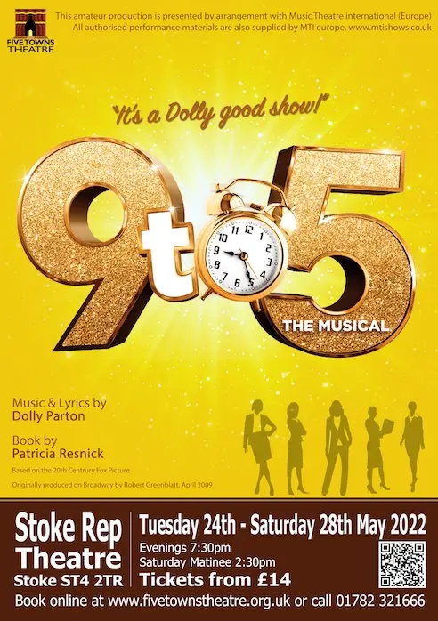 Five Towns Theatre's 9 to 5 poster