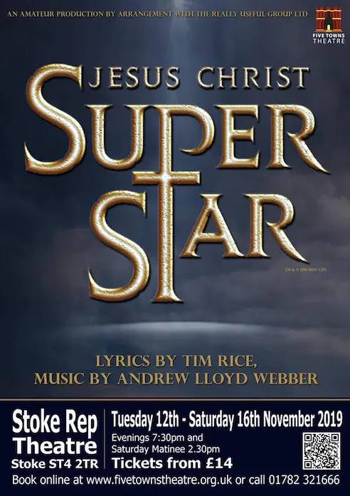 Five Towns Theatre's Jesus Christ Superstar poster