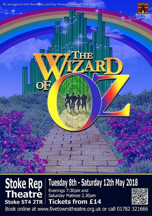 Five Towns Theatre's The Wizard of Oz poster