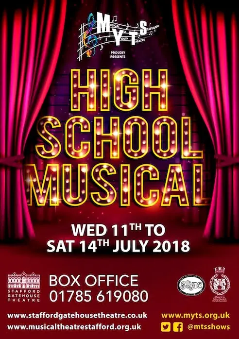 Musical Youth Theatre Stafford's High School Musical poster