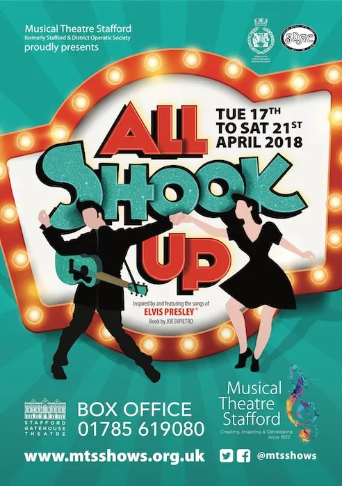 Musical Theatre Stafford's All Shook Up poster