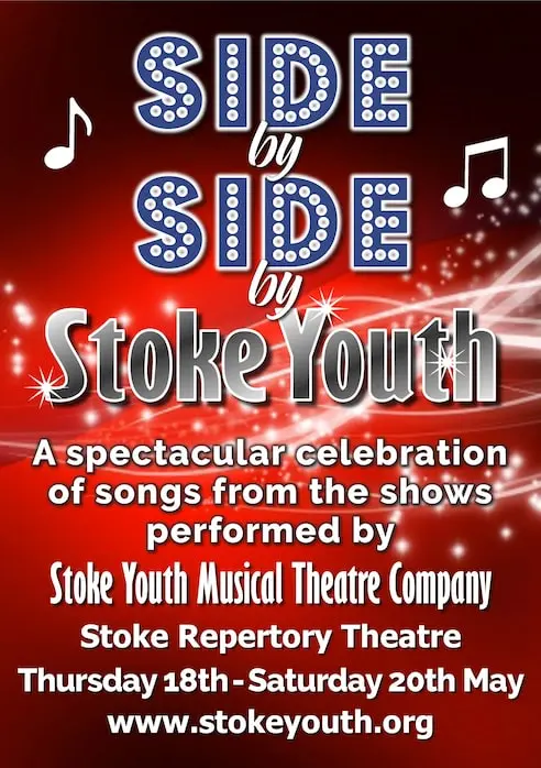 Stoke Youth Musical Theatre Company's Side by Side by Stoke Youth poster