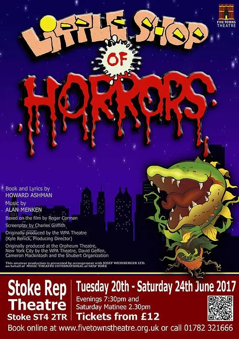 Five Towns Theatre's Little Shop of Horrors poster