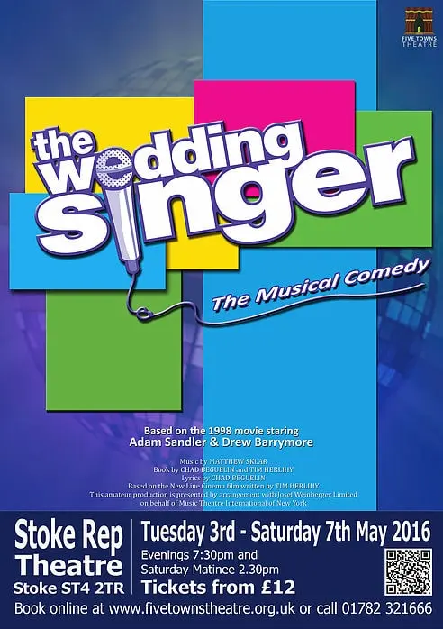 Five Towns Theatre's The Wedding Singer poster