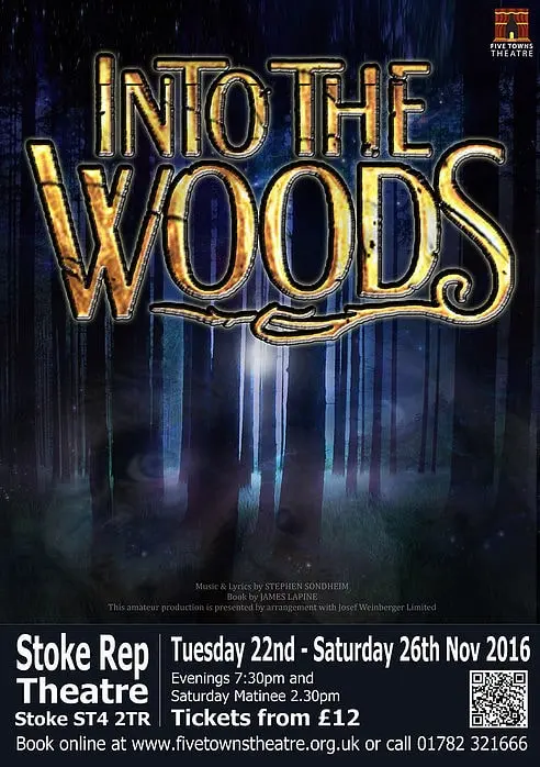 Five Towns Theatre's Into the Woods poster