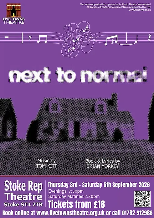 Five Towns Theatre's Next to Normal poster